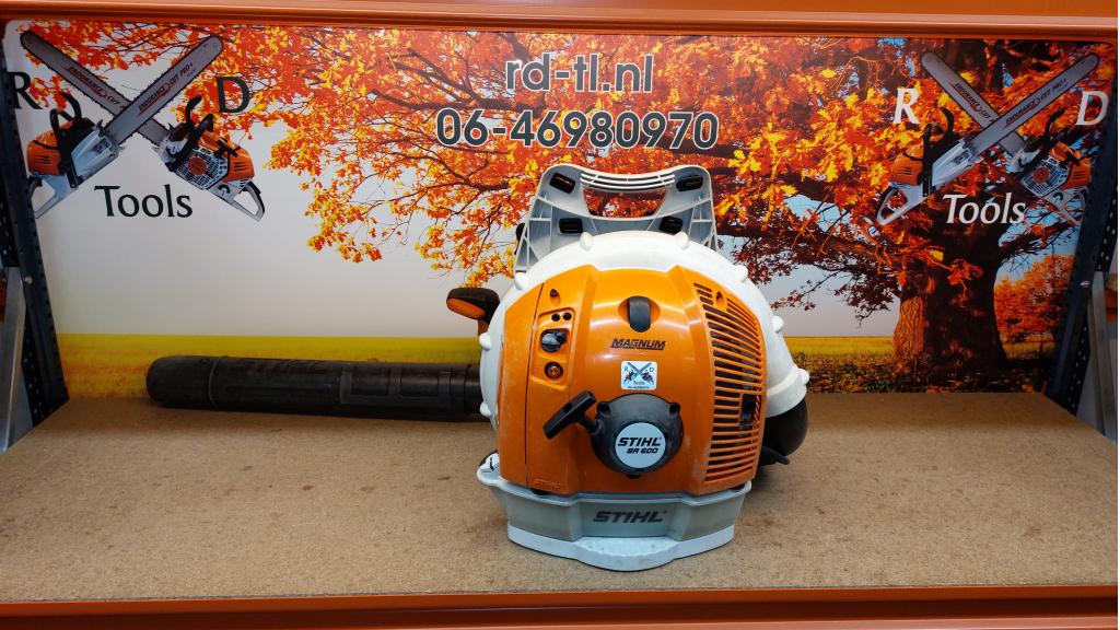 Stihl BR600 Ruggedragen Bladblazer BR 600 Magnum ., Tuin en Terras, Bladblazers, Niet ingevuld, Benzine, Gebruikt, Niet ingevuld