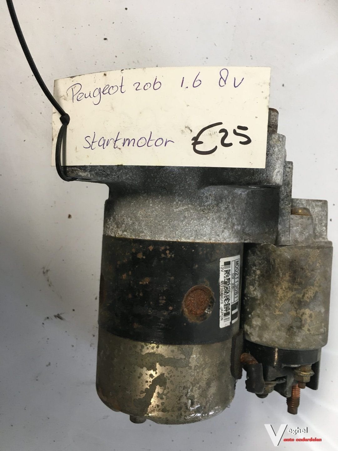 Peugeot 206 1.6 1998 Startmotor, Auto-onderdelen, Gebruikt, -, -, Ophalen of Verzenden