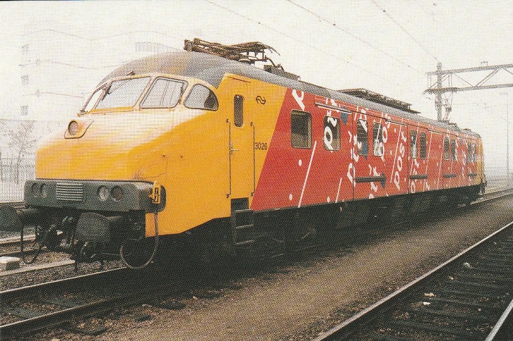 NS Motorpost 3026 1989, Ophalen of Verzenden, 1980 tot heden, Gelopen, Overige thema's