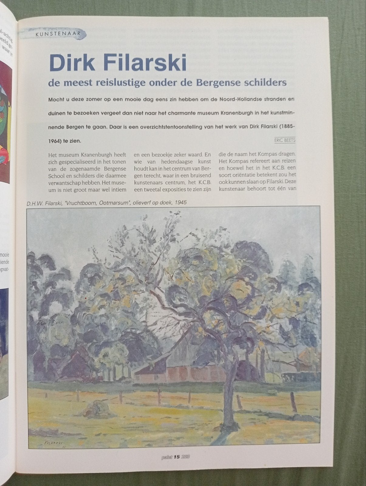 Palet Magazine1996 - Naïeven Dirk Filarski Bergense School, Ophalen of Verzenden, Zo goed als nieuw