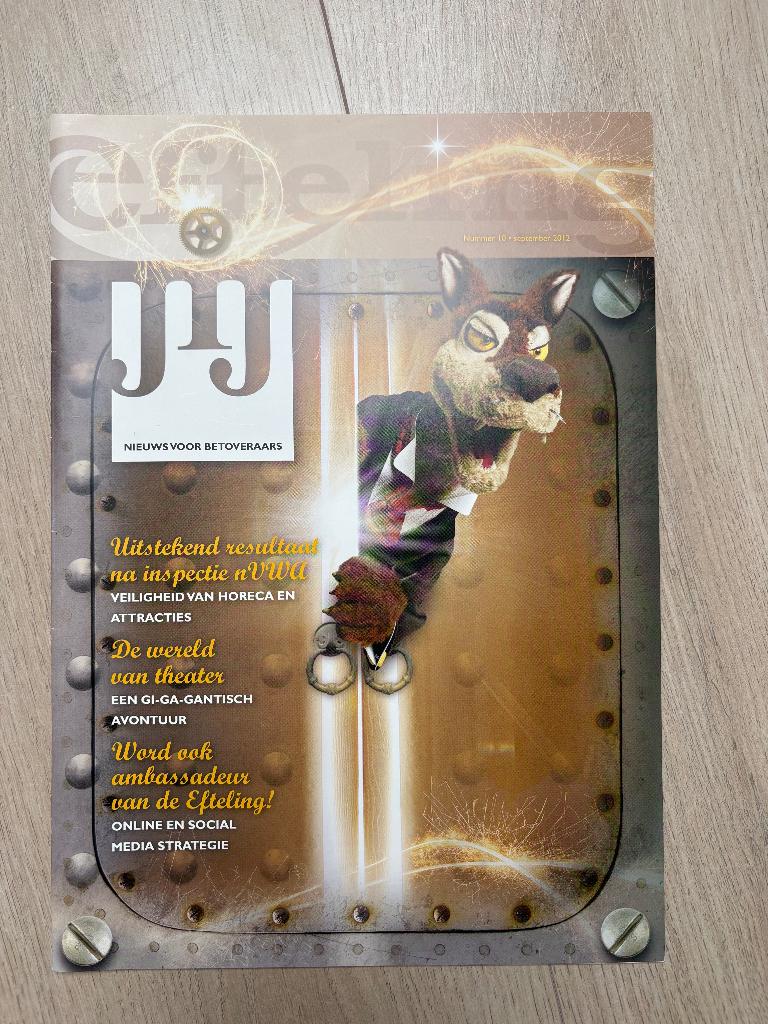 Efteling - Diverse 'Jij' tijdschriften, Ophalen of Verzenden, Overige typen