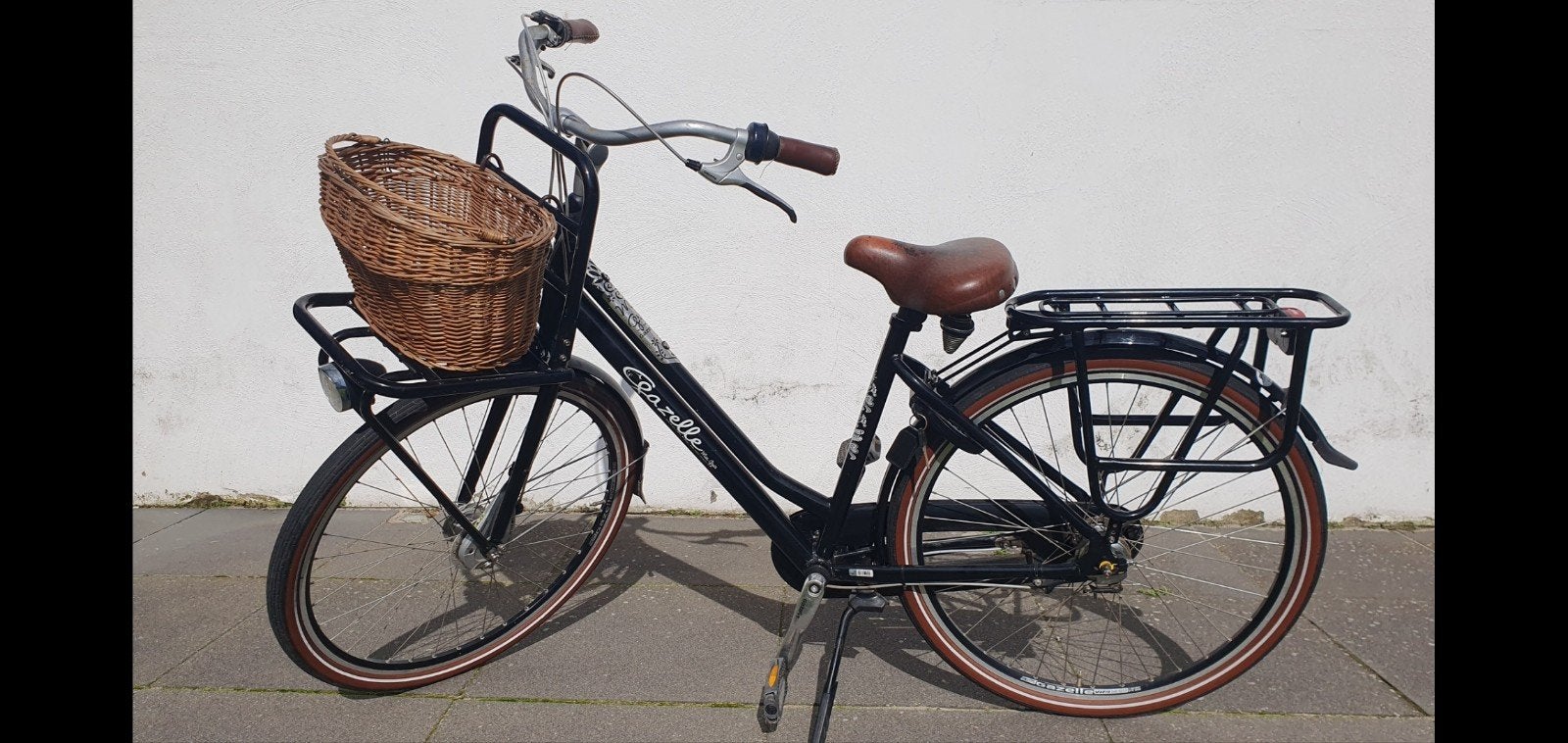 Gazelle Miss Grace zwart mooie staat zie foto's!, Fietsen en Brommers, 53 tot 56 cm, Versnellingen, Ophalen of Verzenden, Zo goed als nieuw
