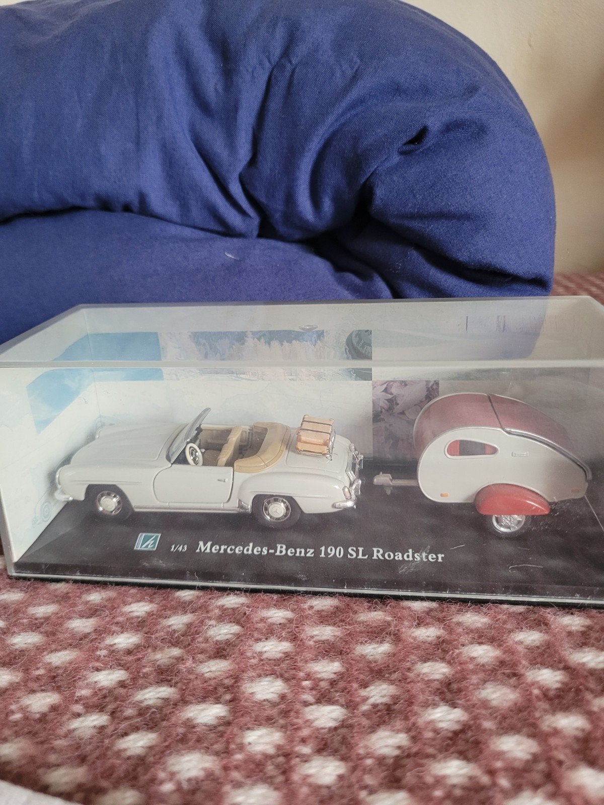 Set van 2 modelauto's: Citroën 2CV en Mercedes-Benz 190 SL, Ophalen, Nieuw, Auto, Overige merken