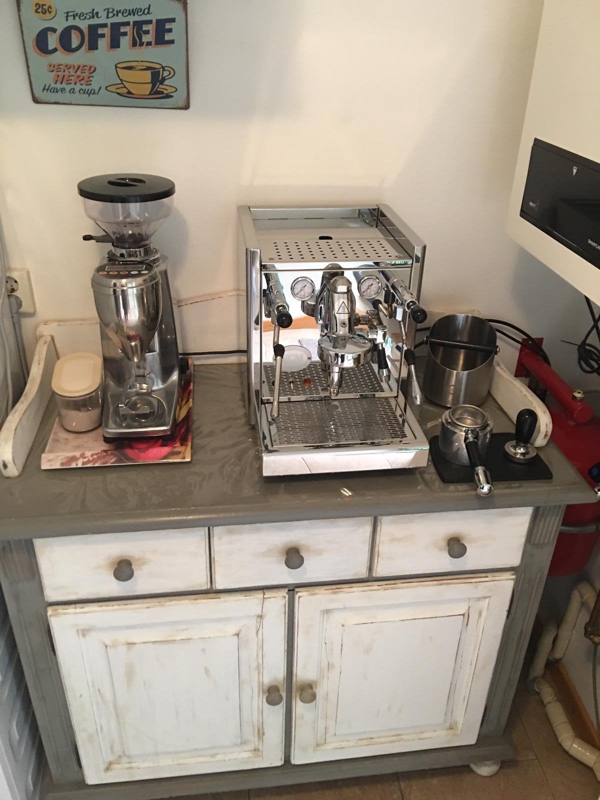 ECM Koffiemachine & Quamar Koffiemolen - Complete Set