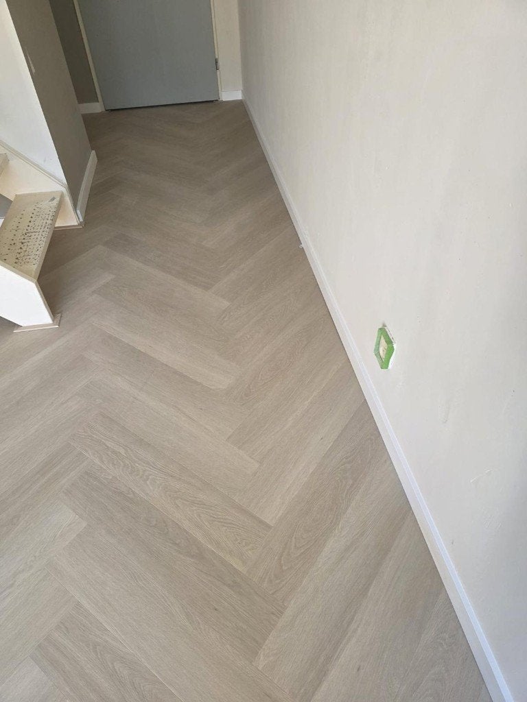 PVC Click Vloeren All-in vanaf €44,95 per m² excl. btw, PVC CLICK, Geel, Ophalen of Verzenden, Zo goed als nieuw