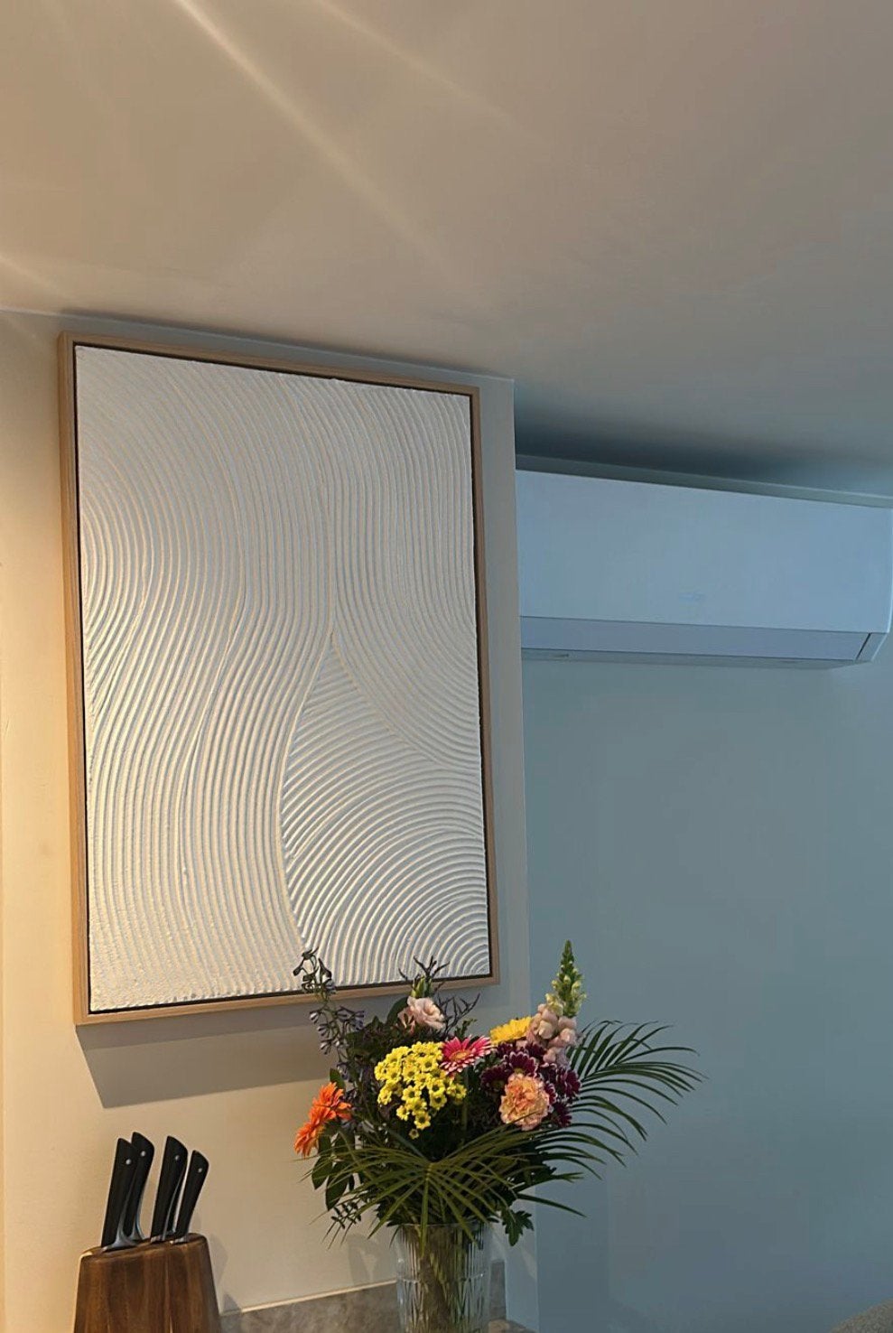 Kwantum wanddecoratie/schilderij, Ophalen