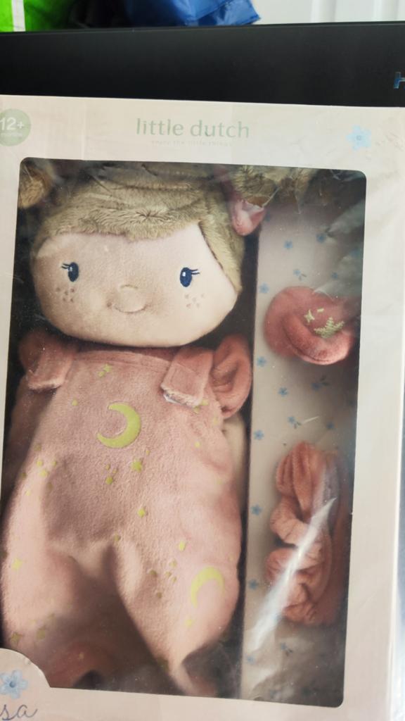Little Dutch Slaap Pop Rosa - Zachte Knuffelpop, Ophalen of Verzenden