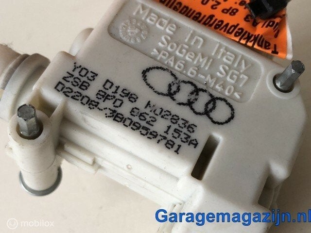 Tankklepvergrendelingsmotor 8P0862153A Audi A3 8P 2003, Gebruikt, Volkswagen, Ophalen of Verzenden, Volkswagen