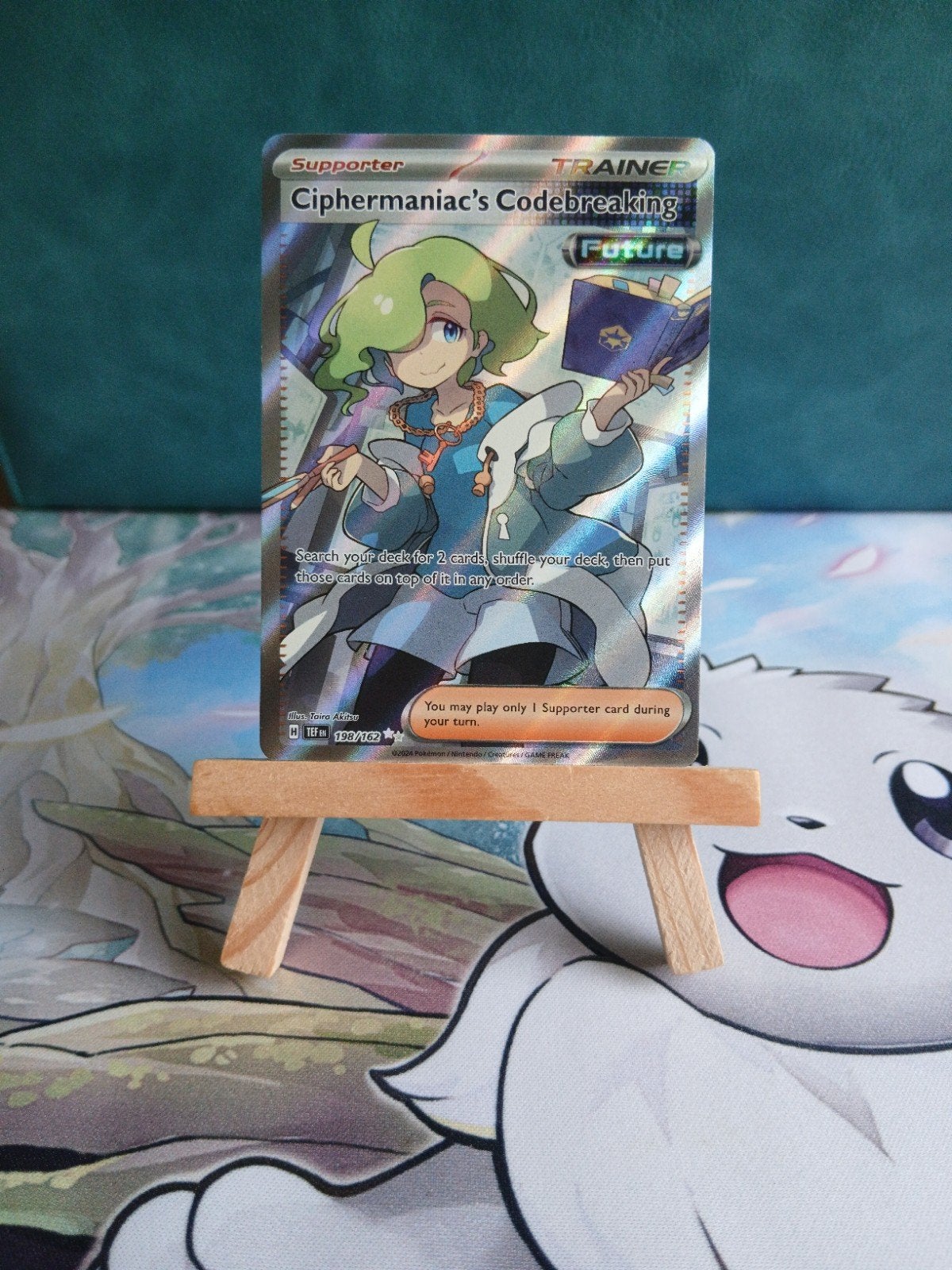Cyphermaniac's Codebreaking #198/162 Pokémon Temporal Forces, Verzenden, Nieuw, Losse kaart, Foil
