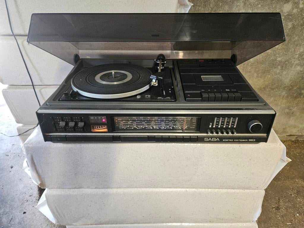 Saba platenspeler, radio, cassette (opknapper), Ophalen of Verzenden, Overige merken