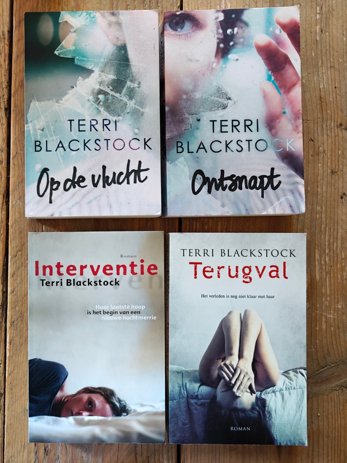 4 Boeken van Terri Blackstock., Ophalen of Verzenden, Zo goed als nieuw