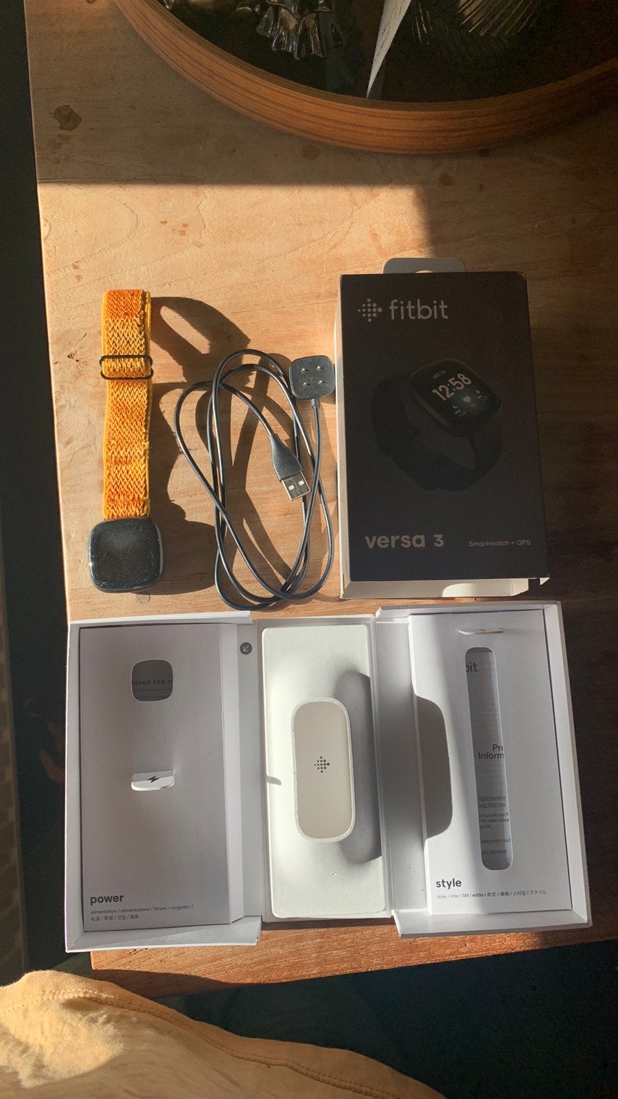 Fitbit smartwhatch versa 3, Ophalen of Verzenden, Gebruikt, Zwart, Android