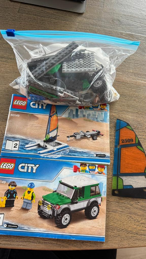lego catamaran 60149, Ophalen of Verzenden