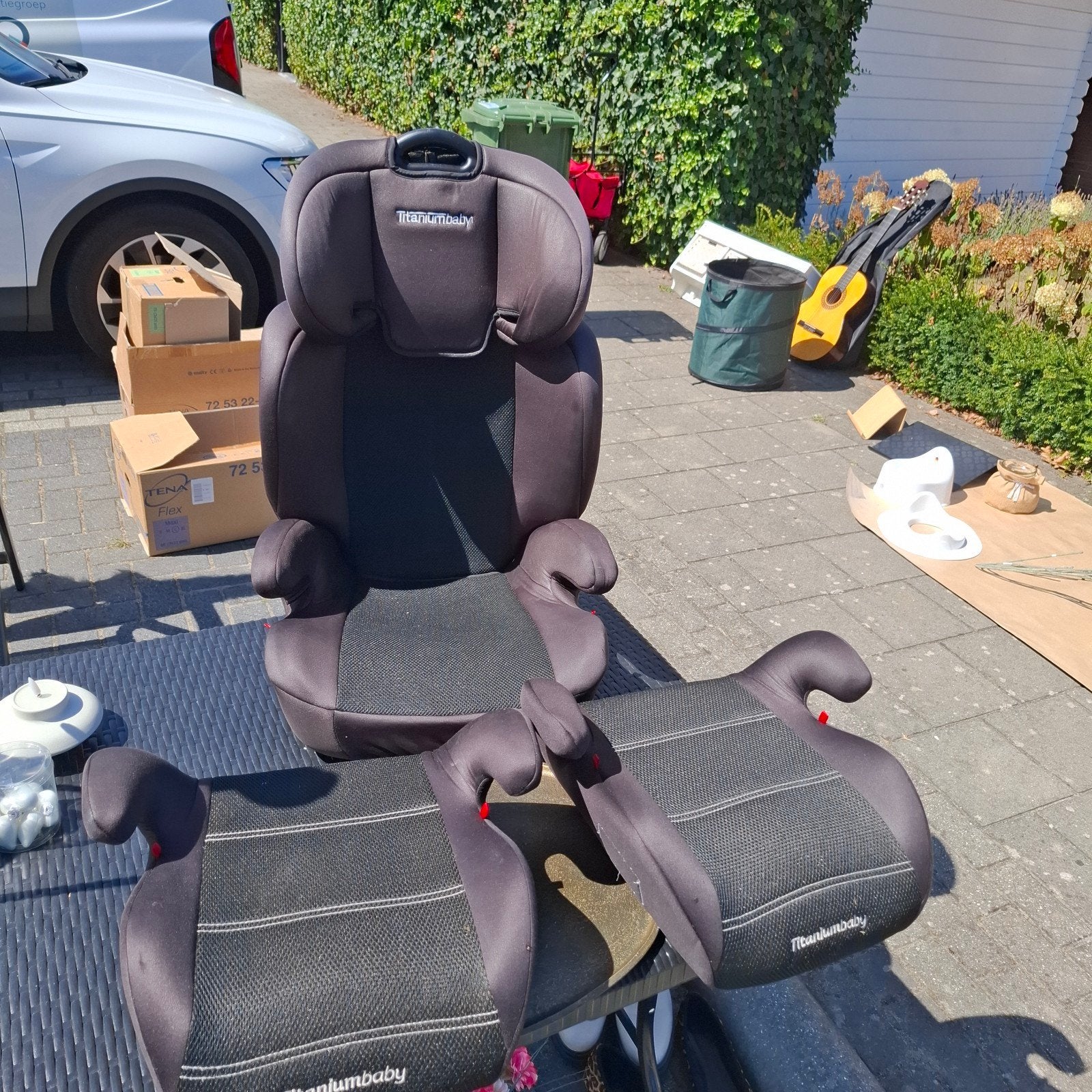 Titaniumbaby autostoel met twee zitverhogers, Kinderen en Baby's, Ophalen