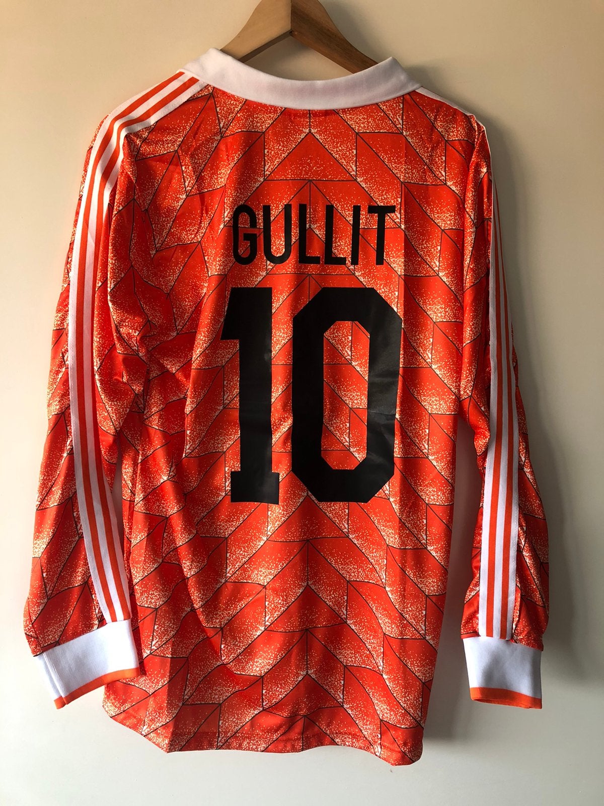 Gullit Nederlands elftal retro voetbalshirt maat L, Ophalen of Verzenden, Zo goed als nieuw, Shirt