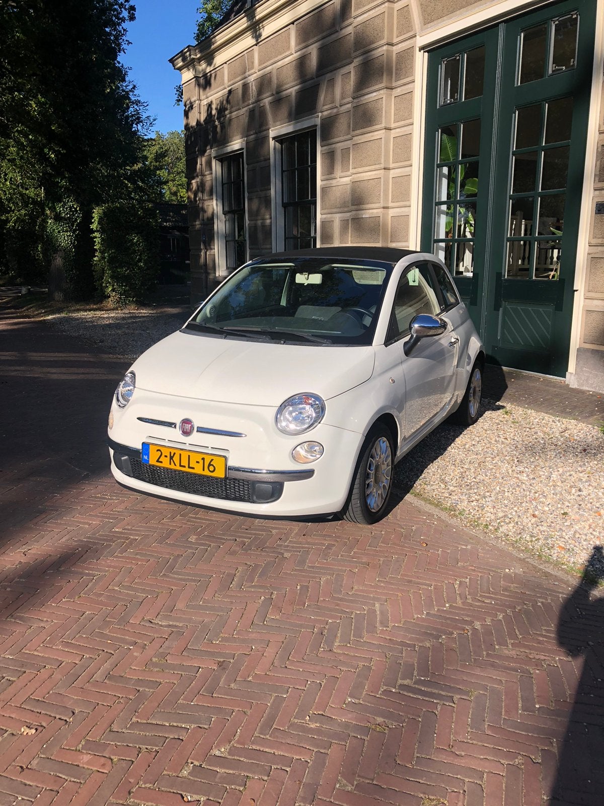 Fiat 500C Twinair Turbo 85pk 2013 Wit, Auto's, 31 €/maand, Cabriolet, Wit, Origineel Nederlands