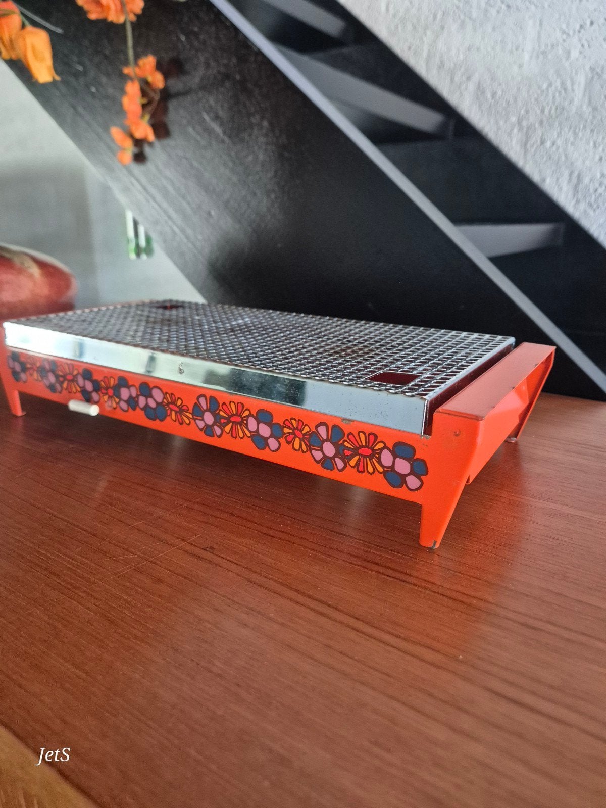 Brabantia Patrice Rechaud - Oranje Bloemenpatroon, Ophalen of Verzenden