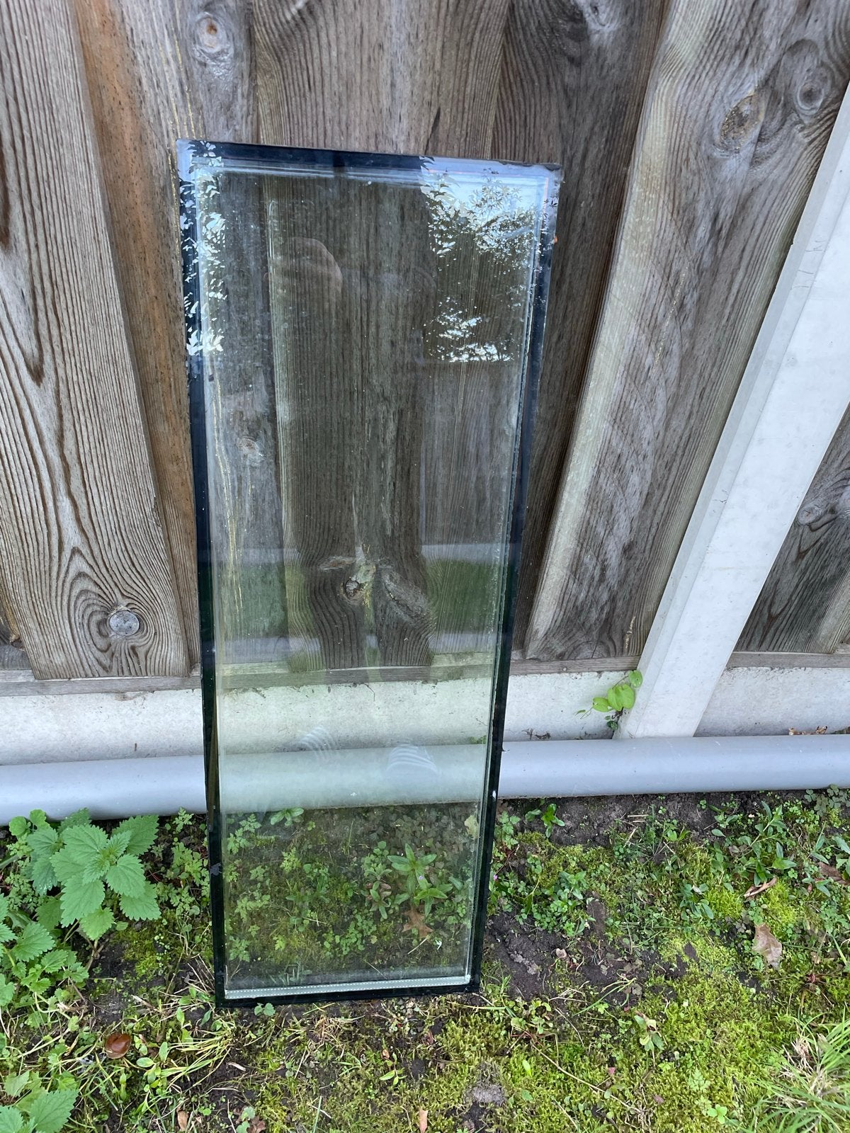 Dubbelglas ruit - 93x32 cm, Ophalen, Gevelraam of Ruit, Gebruikt, Minder dan 80 cm