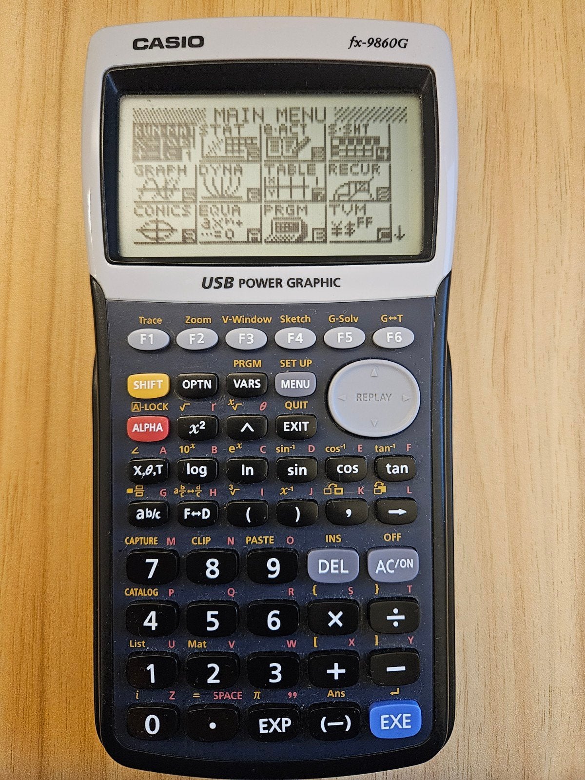 Casio fx-9860 Power Graphic Calculator, Diversen, Ophalen of Verzenden, Grafische rekenmachine, Gebruikt