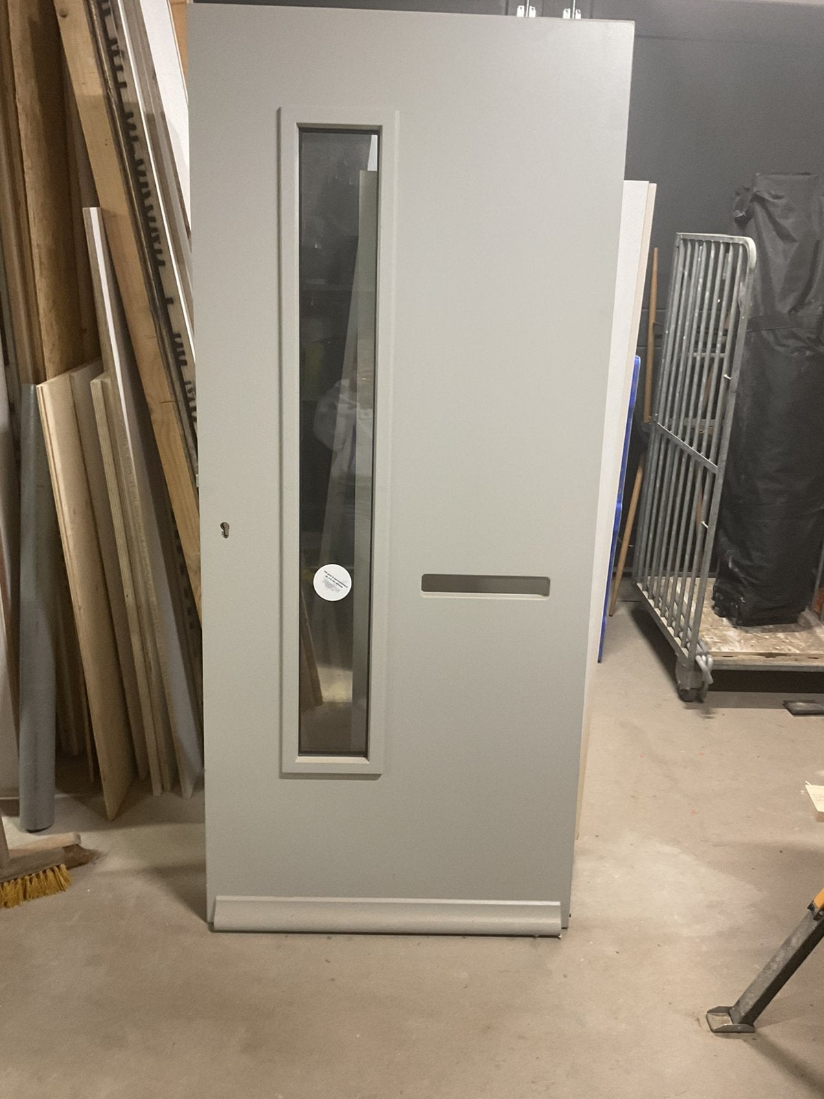 Een voordeur, Doe-het-zelf en Verbouw, Deuren en Horren, Ophalen, 80 tot 100 cm, 200 tot 215 cm, Hout