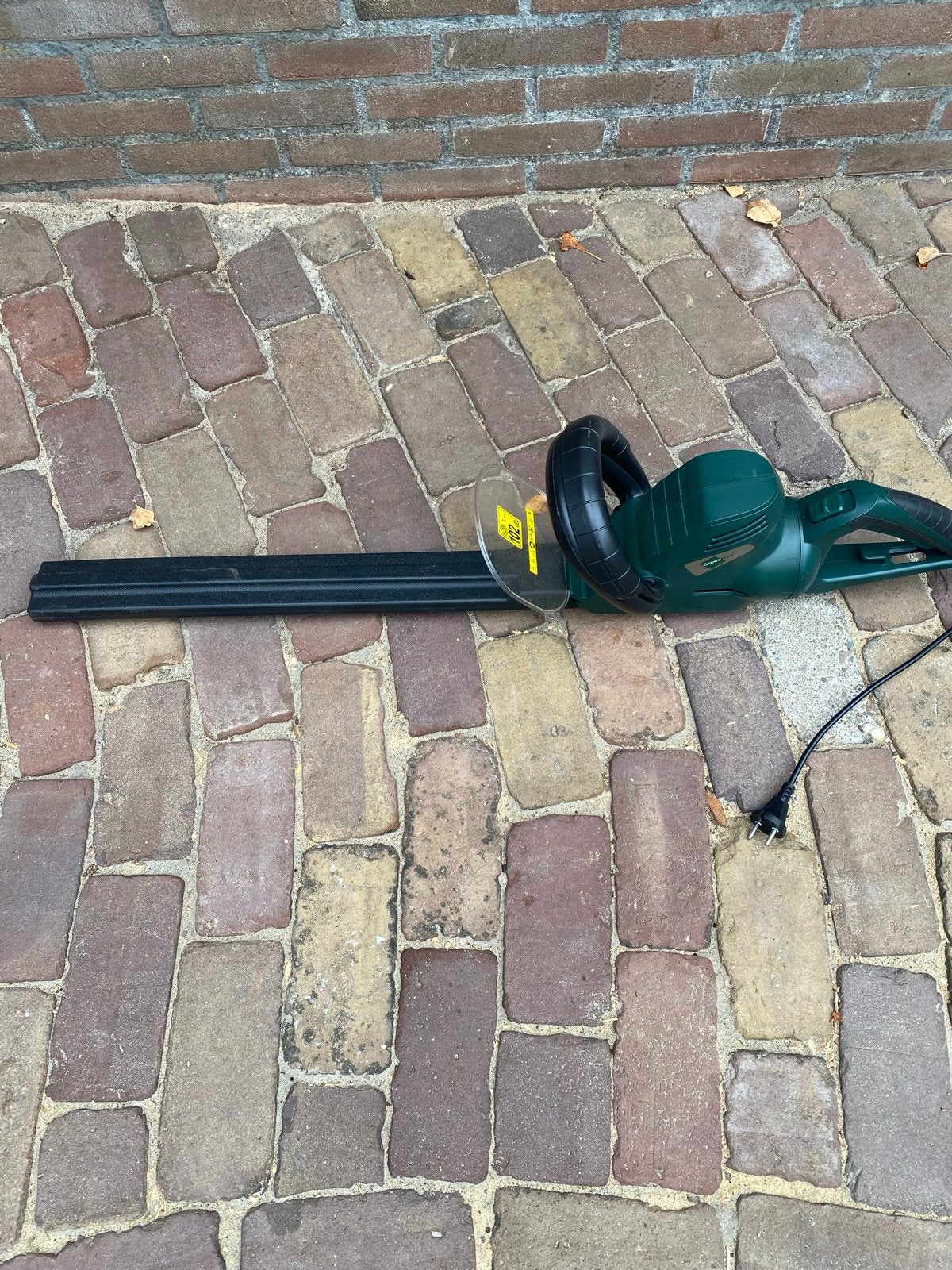 Greenway Heggenschaar HS602R met Roterend Handvat, Ophalen of Verzenden, Zo goed als nieuw, Elektrisch