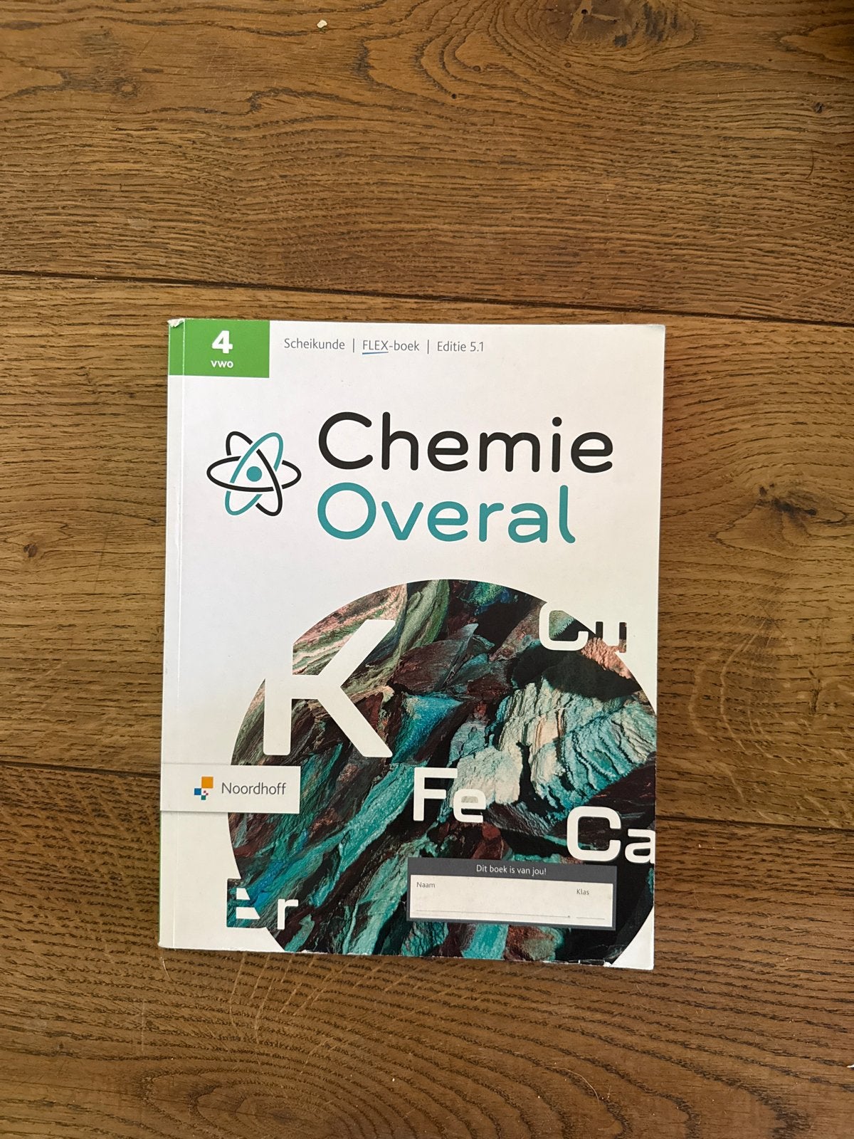 Chemie Overal 4 VWO Scheikunde FLEX-boek Editie 5.1, Ophalen of Verzenden, Gelezen, VWO, Scheikunde