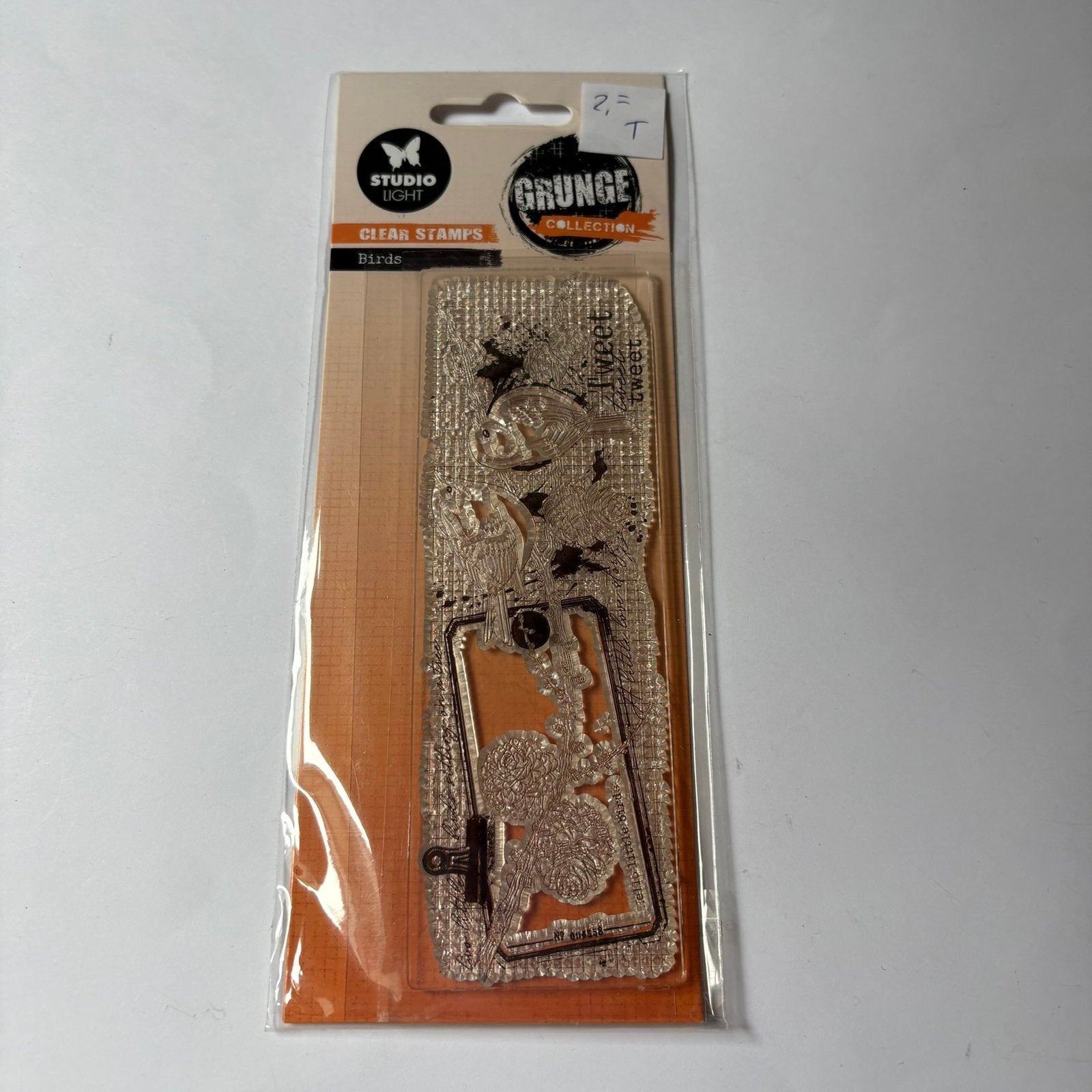 Stempel studio light birds nieuw, Hobby en Vrije tijd, Stempelen, Ophalen of Verzenden, Zo goed als nieuw, Clearstamp