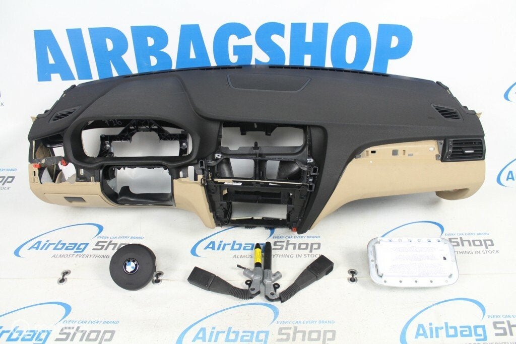 Airbag set - Dashboard zwart/beige BMW X3 F25 (2010-2017)