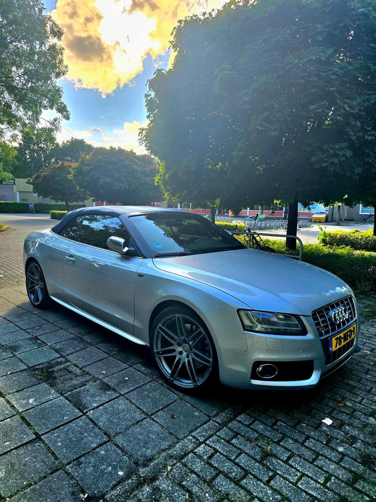 Audi S5 3.0 Tfsi 245KW Cabrio Quat. S-tr 2010 Grijs, Auto's, Audi, Automaat, Zwart, 2995 cc, Cabriolet