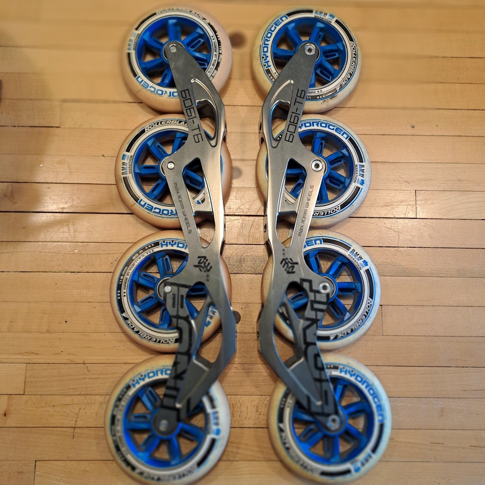 Bont 6061-T6 frames voor (en evt met) 110mm wielen, Ophalen of Verzenden, Zo goed als nieuw, Inline skates 4 wielen, Overige merken