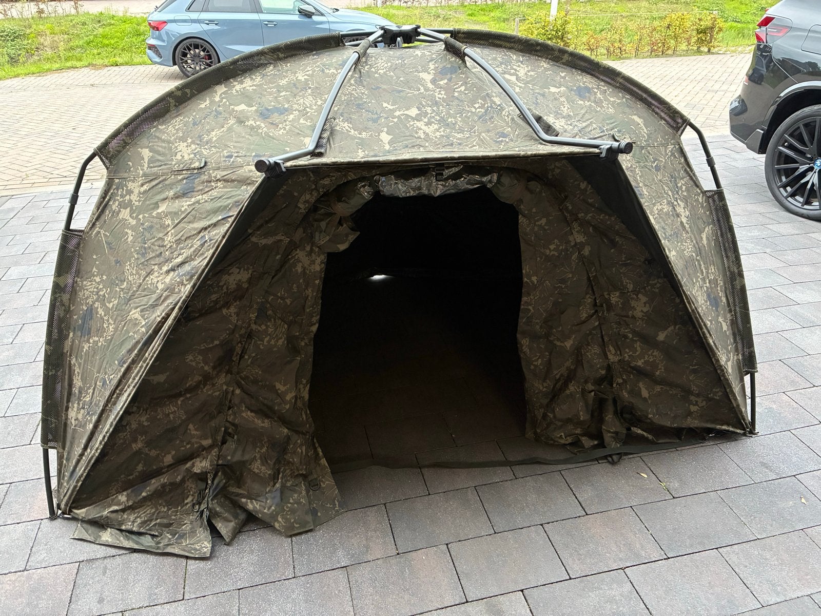 Nash Titan Hide Camo pro full system 1 weeksessie mee gevist, Watersport en Boten, Ophalen of Verzenden, Zo goed als nieuw, Overige typen