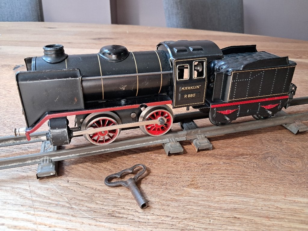 Marklin R 880 / 889 stoomloc spoor 0, Wisselstroom, Gebruikt, Locomotief, Ophalen of Verzenden