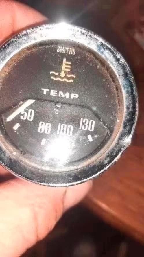 Smiths Temperatuurmeter - Klassiek Auto, Auto diversen, Ophalen of Verzenden, Gebruikt