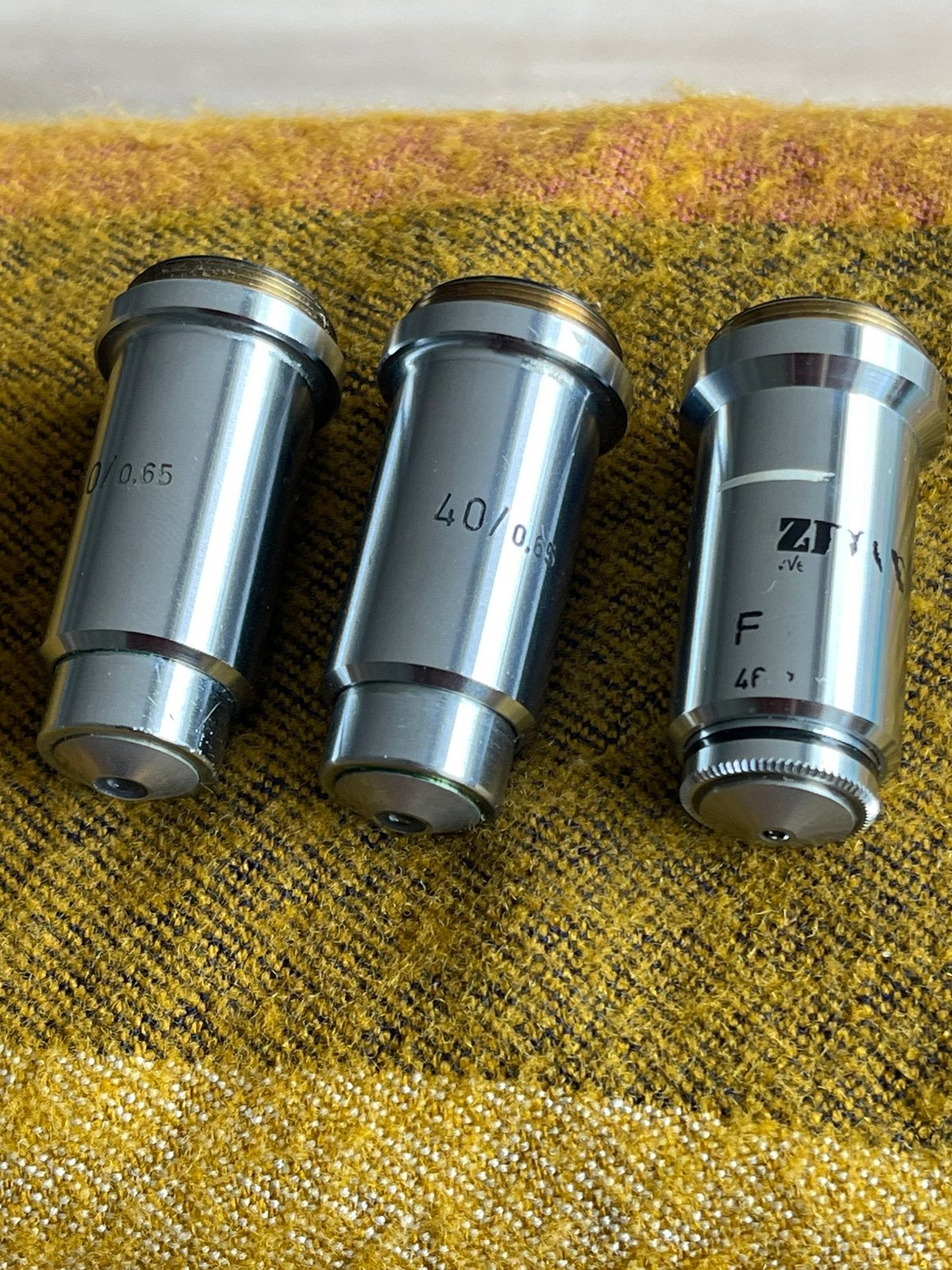 3x Zeiss objectief, Ophalen of Verzenden, Gebruikt, Minder dan 400x, Onderdelen of Toebehoren
