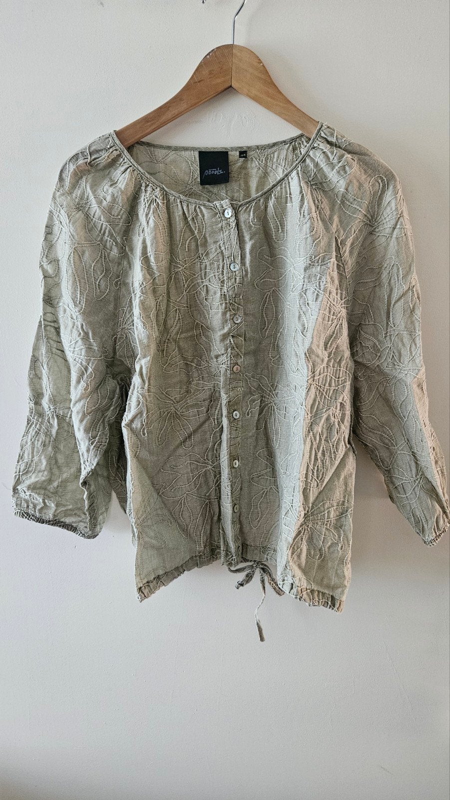 poools blouse, Poools, Ophalen of Verzenden, Zo goed als nieuw, Maat 42/44 (L)