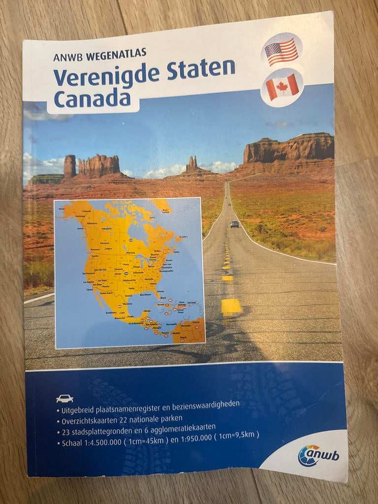 ANWB Wegenatlas Verenigde Staten en Canada, Overige atlassen, Overige gebieden, 2000 tot heden, Ophalen of Verzenden
