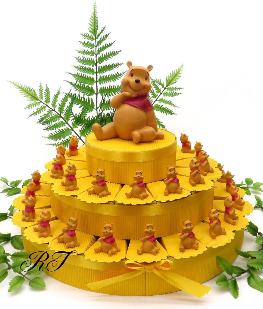Disney originele bedankjes taart met Winnie de Poeh., Hobby en Vrije tijd, Feestartikelen, Ophalen of Verzenden, Nieuw, Feestartikel