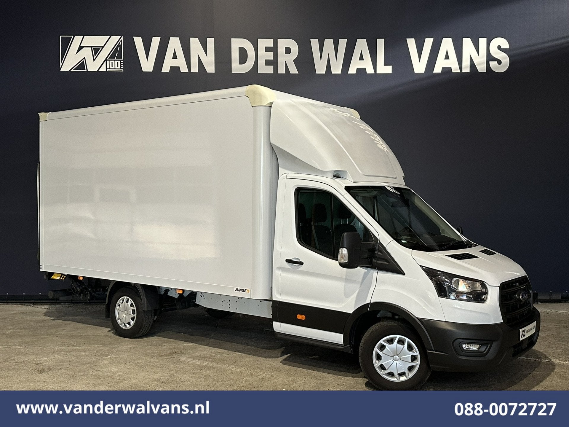 Ford Transit 2.0 TDCI 155pk Bakwagen 225cm Hoog Laadklep Eur, Dealer onderhouden, Stof, 4 cilinders, 2800 kg