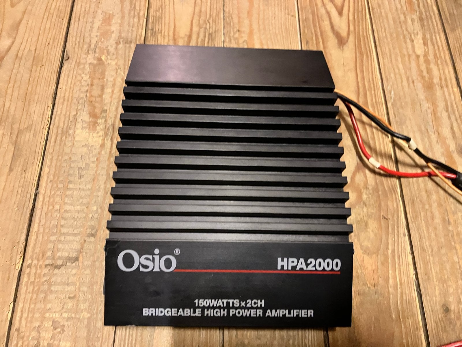 Osio HPA2000 Bridgeable High Power Versterker, Overige merken, Gebruikt, Ophalen of Verzenden, 120 watt of meer