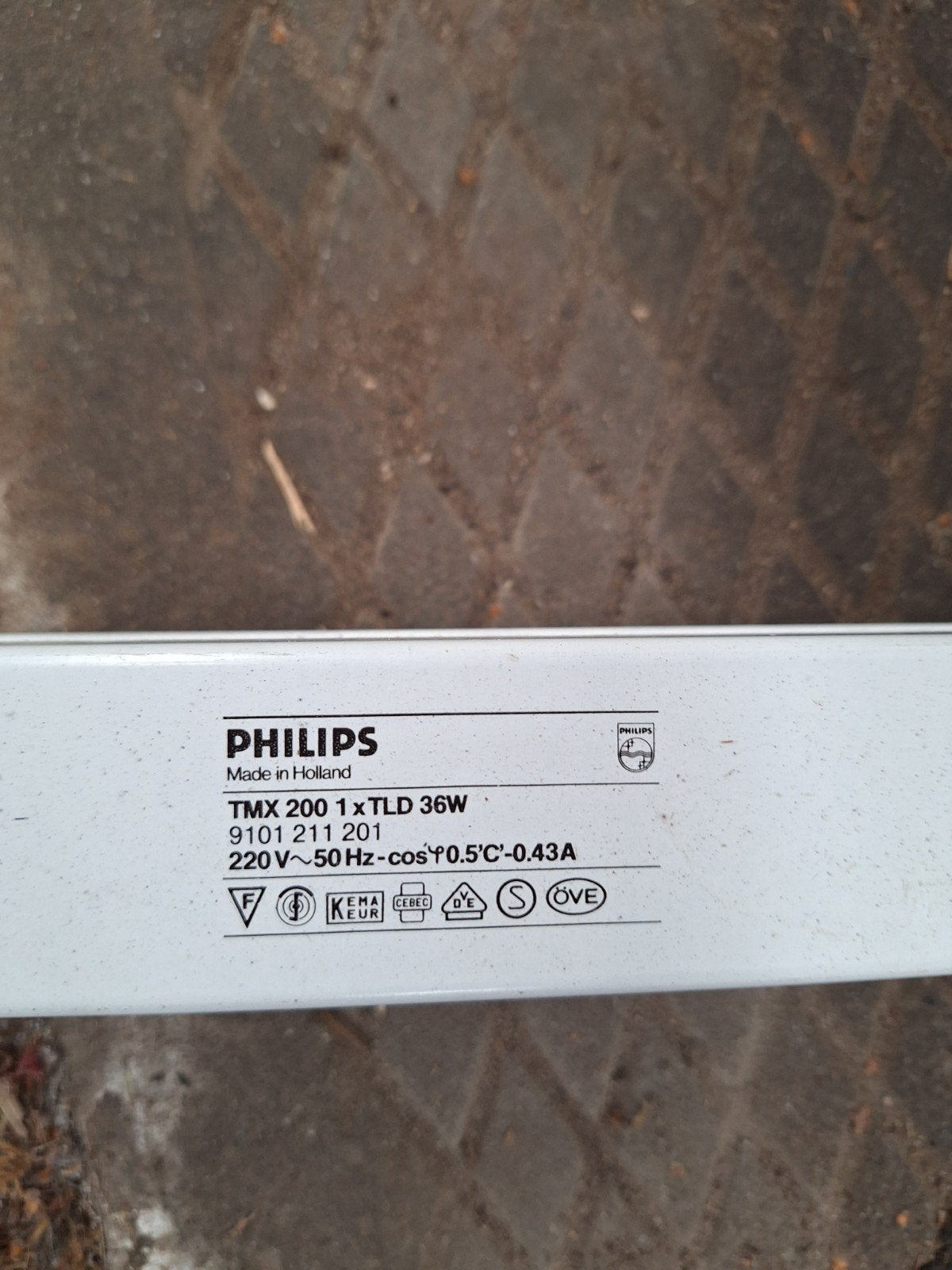 Philips TMX 200 TL buis armatuur 1xTL 125 cmD 36W, Gebruikt, G13 (TL), Philips, 30 tot 60 watt
