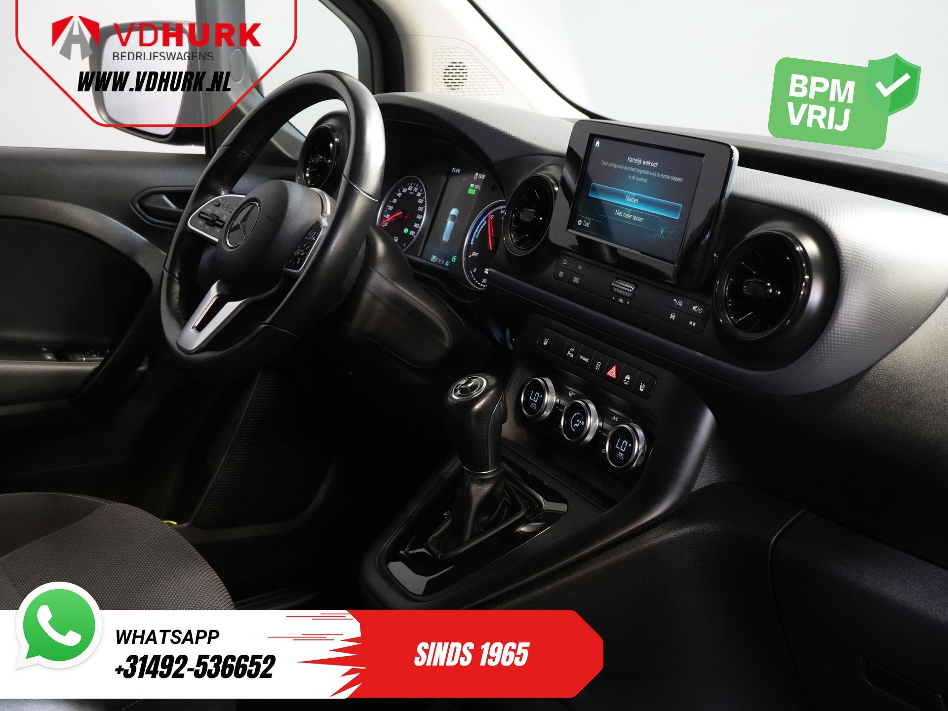 Mercedes-Benz eCitan 112 Pro 284 km WLTP Snellader/ LED/ Sto, Auto's, Bestelauto's, 1350 kg, 2 stoelen, 750 kg, 170 min