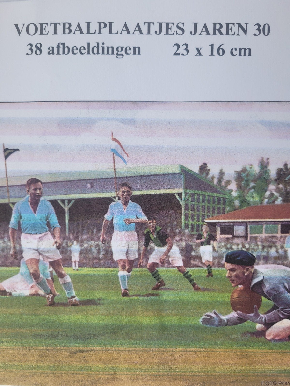 VOETBALPLAATJES JAREN 30. 38 stuks. Afmeting 23 x 16 cm., Ophalen of Verzenden, Gebruikt, Overige binnenlandse clubs, Poster, Plaatje of Sticker