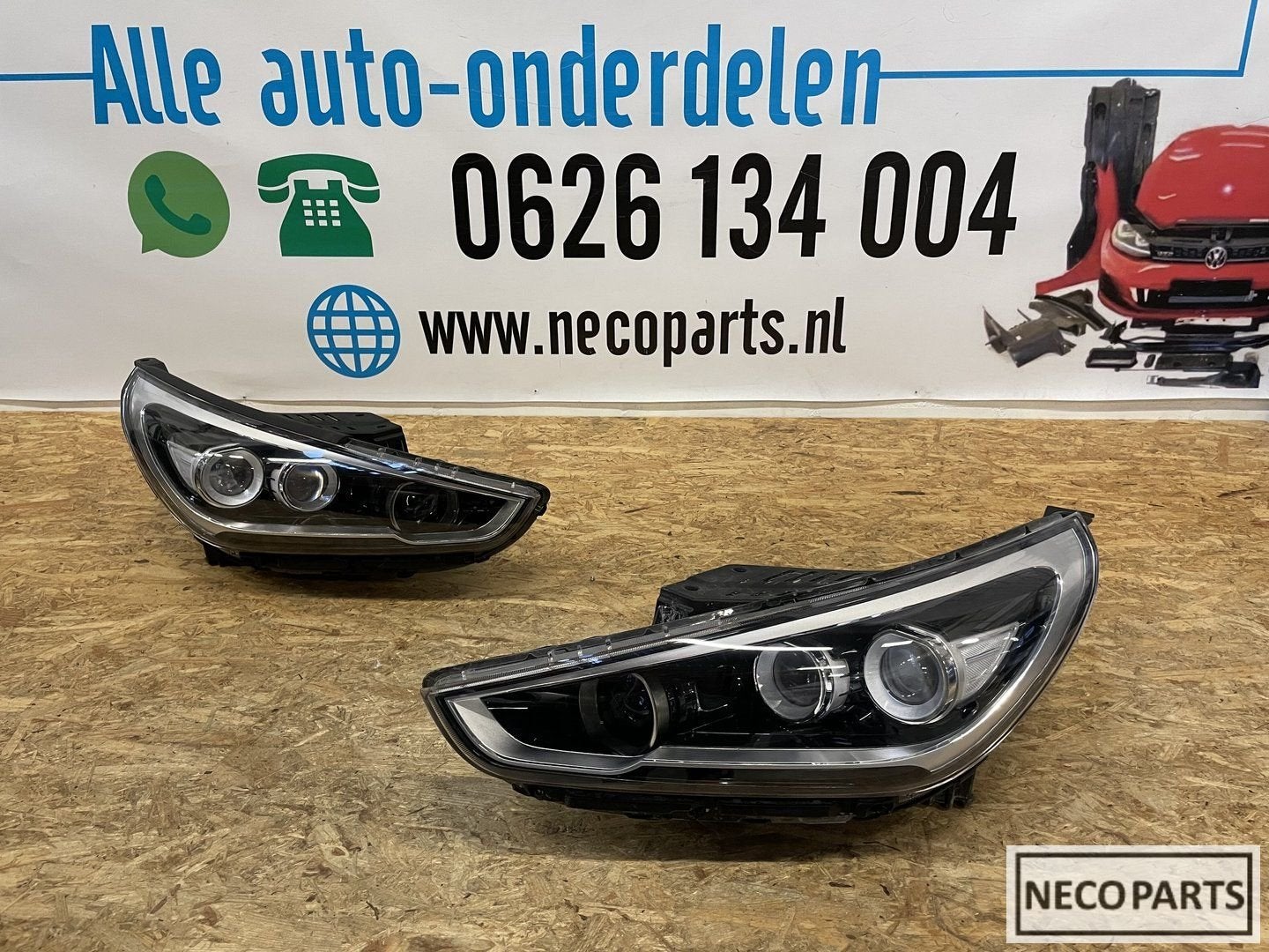 HYUNDAI I30 VOL LED KOPLAMPEN ORIGINEEL COMPLEET, Gebruikt, -, -, Ophalen of Verzenden