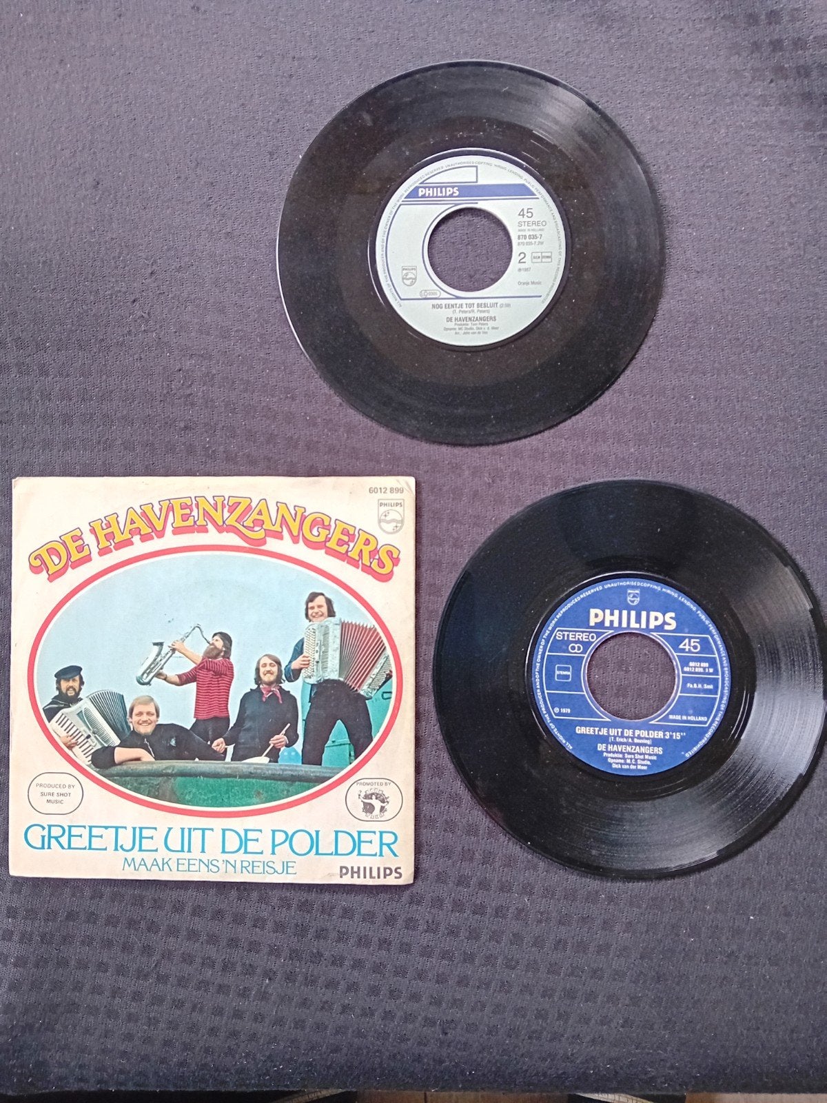 De Havenzangers - Greep Uit De Polder / Oh Mona! (2x 7 inch), Gebruikt, 7 inch, EP, Nederlandstalig