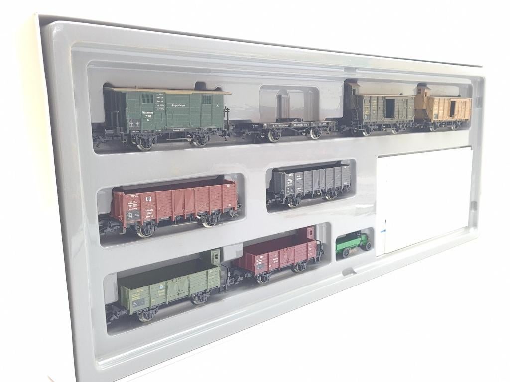Märklin 4789 - H0 Set 8-delig historische goederenwagons, Hobby en Vrije tijd, Wisselstroom, Wagon, Ophalen of Verzenden, Zo goed als nieuw