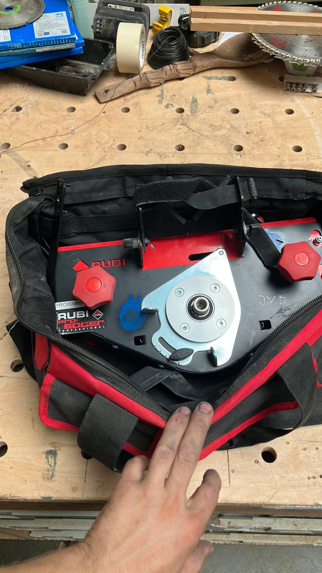 Rubi pro edger met extra radiusfrees, Doe-het-zelf en Verbouw, Ophalen of Verzenden