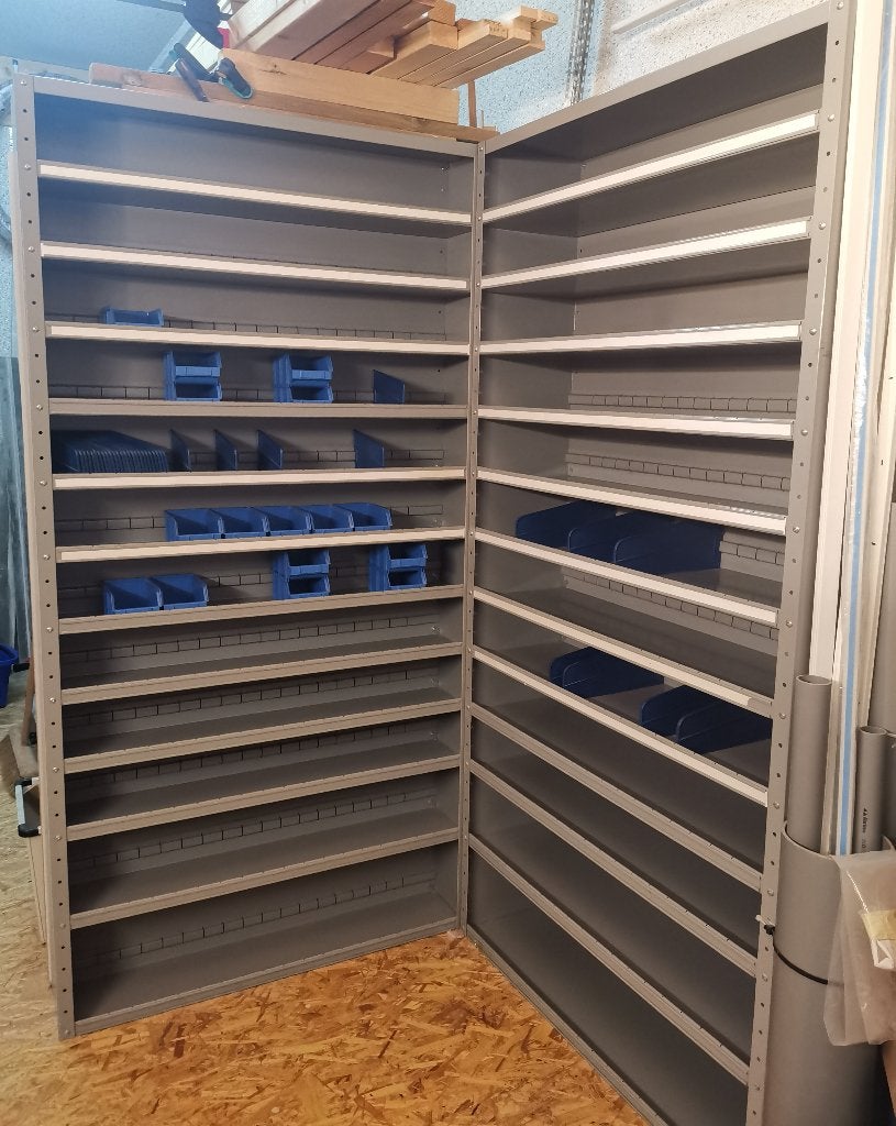 Magazijnkast, Vakkenkast, 1.98m x 1.00m, Ophalen, Zo goed als nieuw, Metaal, 150 tot 200 cm