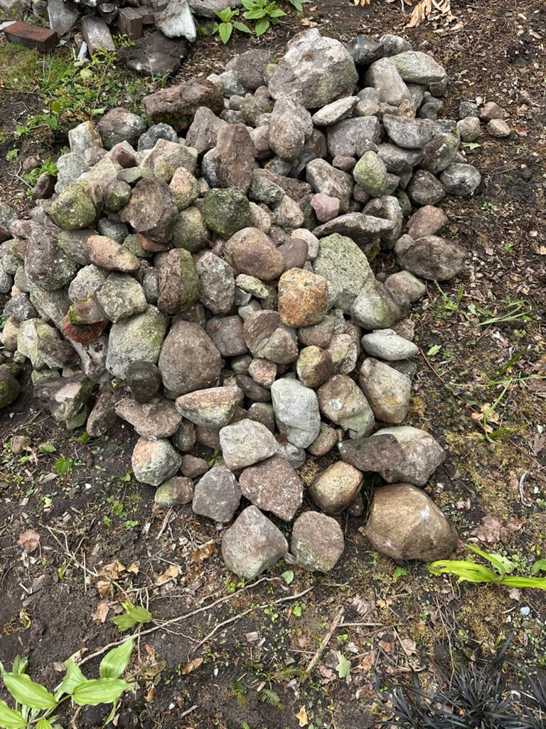 Grote partij keien, Tuin en Terras, Grind, Keien en Split, Ophalen, Overige materialen, Gebruikt, Kei