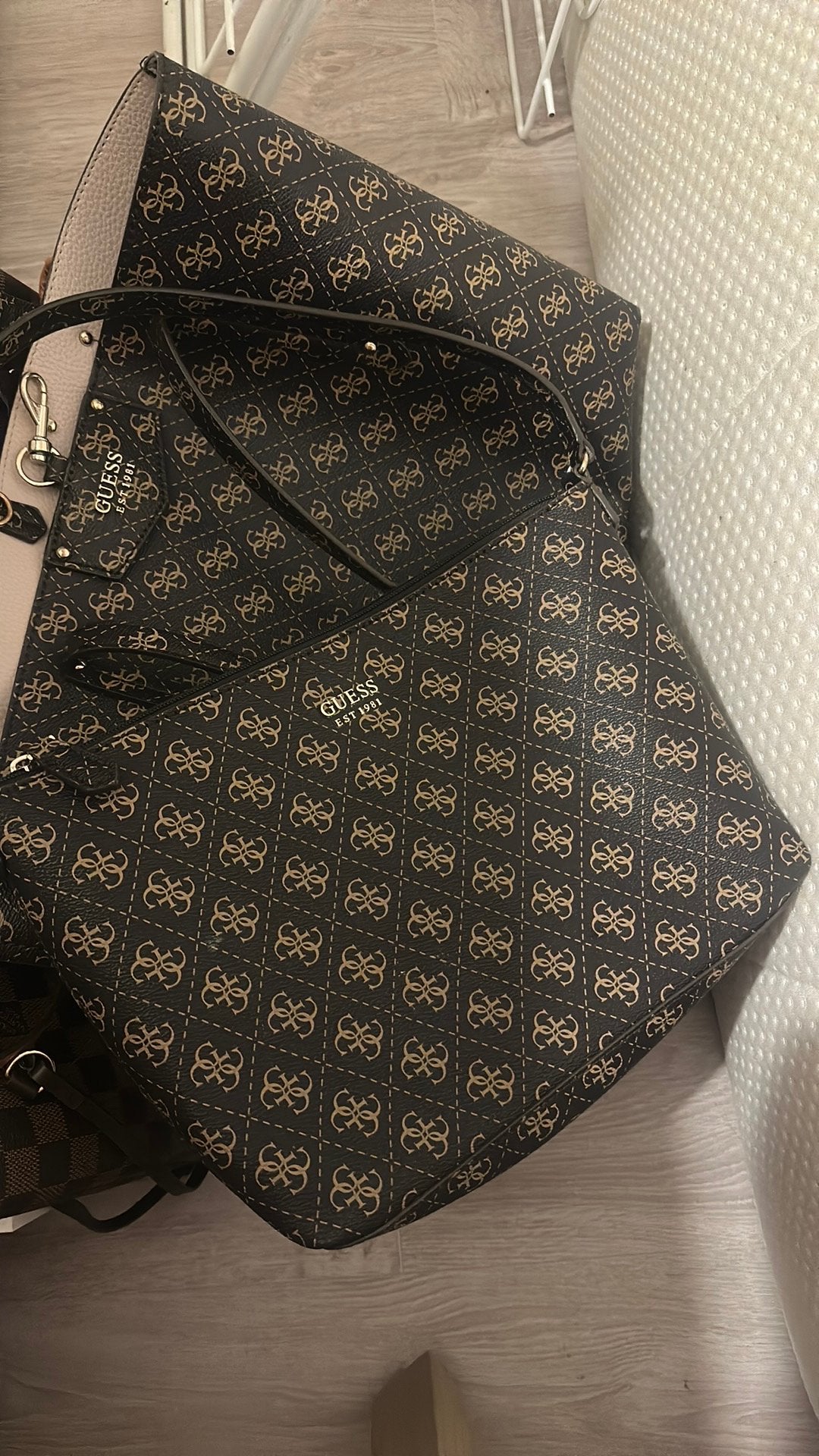 Guess tas, Ophalen of Verzenden, Nieuw, Zwart, Handtas