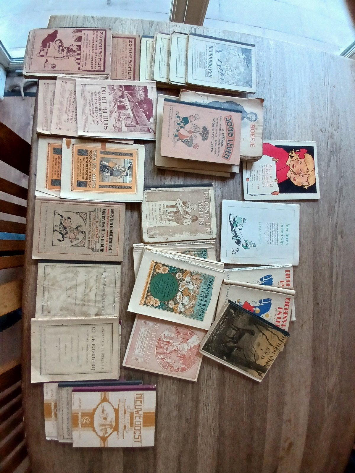 Grote collectie oude schoolboeken, Gelezen, Overige vakken, Diverse auteurs, Ophalen of Verzenden